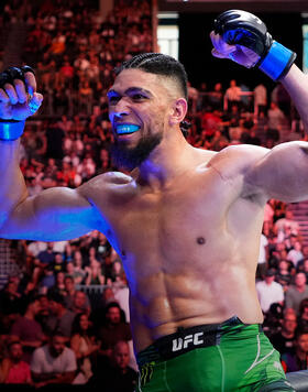 Johnny Walker of Brazil reacts after his light heavyweight fight against Anthony Smith during the UFC Fight Night event at Spectrum Center on May 13, 2023 in Charlotte, North Carolina. (Photo by Jeff Bottari/Zuffa LLC)