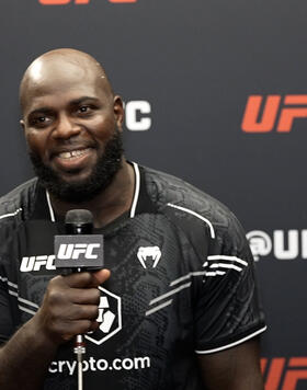 Heavyweight Jairzinho Rozenstruik Speaks With UFC.com After His TKO Victory Over Shamil Gaziev  At UFC Fight Night: Rozenstruik vs Gaziev On March 2, 2024.