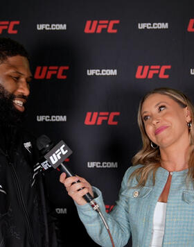 Heavyweight Curtis Blaydes Speaks With UFC.com After His TKO Victory Against Jailton Almeida at UFC 299: O'Malley vs Vera 2 On March 9, 2024.