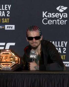 Bantamweight Champion Sean O'Malley Addresses The Media After UFC 299: O'Malley vs Vera 2