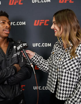 Welterweight Joaquin Buckley Talks With UFC.com After His TKO Win Over Vicente Luque At UFC Fight Night: Blanchfield vs Fiorot, Live From Atlantic City On March 30, 2024 