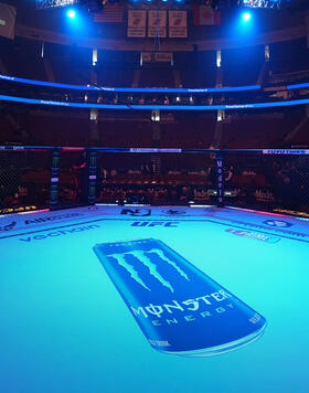 A general view of the Octagon prior to the UFC 288 event at Prudential Center on May 06, 2023 in Newark, New Jersey. (Photo by Chris Unger/Zuffa LLC)