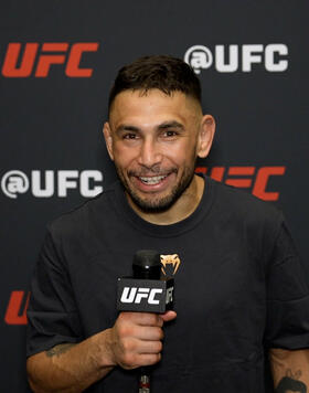 Flyweight Alex Perez Speaks With UFC.com After His Knockout Victory Over Matheus Nicolau At UFC Fight Night: Nicolau vs Perez.