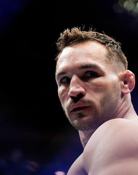 Michael Chandler prepares to fight Dustin Poirier in a lightweight bout during the UFC 281 event at Madison Square Garden on November 12, 2022 in New York City. (Photo by Chris Unger/Zuffa LLC)