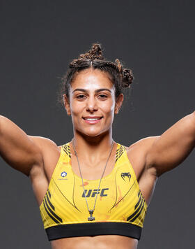 Tabatha Ricci of Brazil poses for a portrait after her victory during the UFC 285 event at T-Mobile Arena on March 04, 2023 in Las Vegas, Nevada. (Photo by Mike Roach/Zuffa LLC)