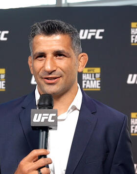 UFC Lightweight and Recipient of the 2024 Forrest Griffin Community Award Beneil Dariush Speaks With UFC.com On The Red Carpet Ahead Of The 2024 UFC Hall of Fame Induction Ceremony