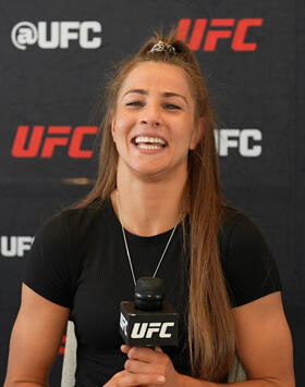 Flyweight Jasmine Jasudavicius Speaks With UFC.com Ahead Of Her Fight Against Fatmia Kline At UFC Fight Night: Namajunas vs Cortez In Denver, Colorado, on July 13, 2024.