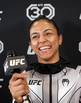 Flyweight Natalia Silva Reacts With UFC.com After Her Decision Victory Over Andrea Lee At UFC 292: Sterling vs O’Malley On August 19, 2023