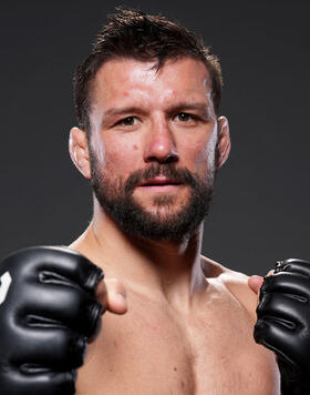 Mateusz Gamrot of Poland poses for a portrait after his victory during the UFC 285 event at T-Mobile Arena on March 04, 2023 in Las Vegas, Nevada. (Photo by Mike Roach/Zuffa LLC)