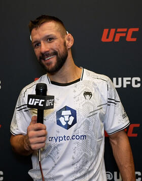 Mateusz Gamrot Reacts With UFC.com After His KO Victory Over Rafael Fiziev At UFC Fight Night: Fiziev vs Gamrot On September 23, 2023