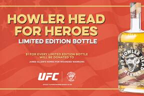 The “Howler Head for Heroes” limited edition bottle 