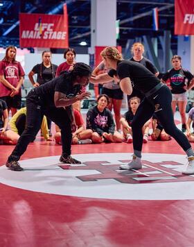 UFC Partners with Wrestle Like A Girl to host Freestyle Clinic as part of International Fight Week