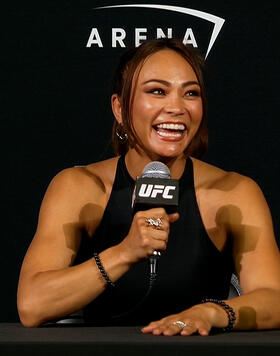 "The Karate Hottie" Takes Questions From The Media Ahead Of UFC 303: Pereira vs Procházka 2 In Las Vegas