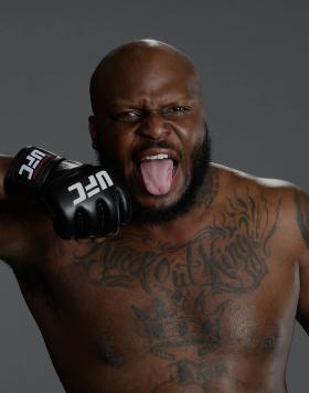 Derrick Lewis poses for a portrait after his victory during the UFC Fight Night event at UFC APEX on February 20, 2021 in Las Vegas, Nevada. (Photo by Mike Roach/Zuffa LLC)