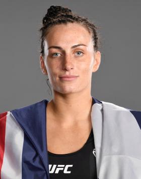 Casey O'Neill of Scotland poses for a portrait after her victory during the UFC Fight Night event at UFC APEX on June 19, 2021 in Las Vegas, Nevada. (Photo by Mike Roach/Zuffa LLC)