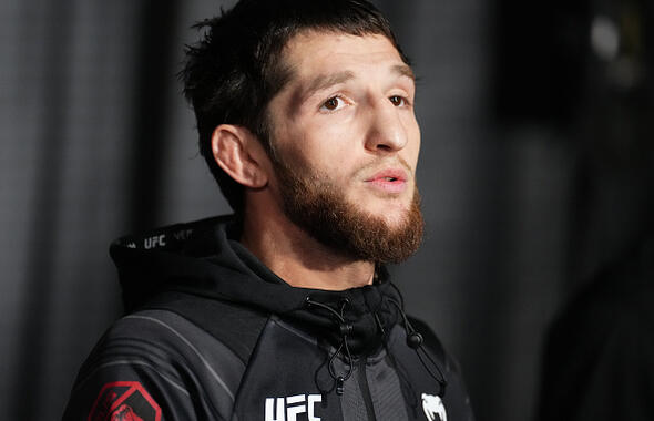 Tagir Ulanbekov of Russia prepares to fight Nate Maness in a flyweight fight during the UFC Fight Night event at UFC APEX on November 05, 2022 in Las Vegas, Nevada. (Photo by Chris Unger/Zuffa LLC)