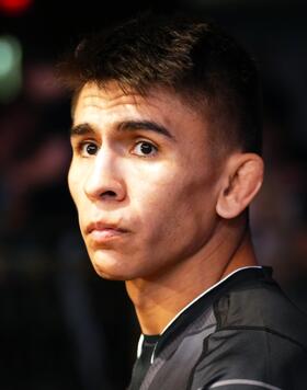 Mario Bautista prepares to fight Guido Cannetti of Argentina in a bantamweight fight during the UFC Fight Night event at The Theater at Virgin Hotels Las Vegas on March 11, 2023 in Las Vegas, Nevada. (Photo by Chris Unger/Zuffa LLC via Getty Images)