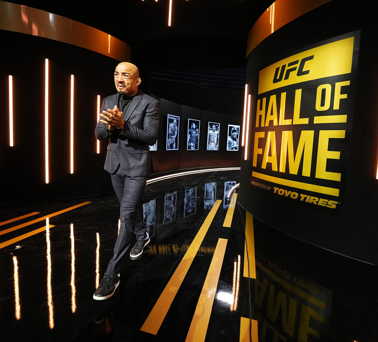 Jose Aldo at UFC Hall of Fame 2023 Induction Ceremony