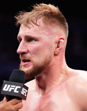 Alexander Volkov of Russia reacts after his victory over Tai Tuivasa of Australia in a heavyweight fight during the UFC 293 event at Qudos Bank Arena on September 10, 2023 in Sydney, Australia. (Photo by Chris Unger/Zuffa LLC)