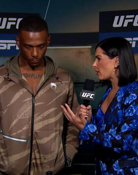 Light heavyweight Jamahal Hill speaks with Megan Olivi ahead of his fight with Alex Pereira at UFC 300: Pereira vs Hill