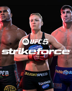 Alistair Overeem and Ronda Rousey As seen in the UFC 5 game by EA Sports