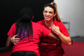 UFC athletes train with local kids as part of youth mentoring initiative in Las Vegas, NV