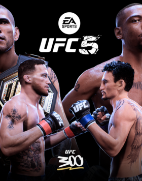 UFC 5 Game by EA Sports featuring UFC 300 update graphic